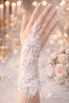 Eternabloom™ – Pearl Lace Whisper Bridal Hand Glove