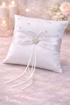 Eternabloom™ – Pearl Heart Bridal Ring Pillow
