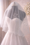 Eternabloom™ – Floral Pearl Embroidered Bridal Veil