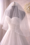 Eternabloom™ – Pearl Drop Bridal Veil