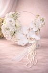 Eternabloom – Ivory Orchid Hoop Bridal Bouquet