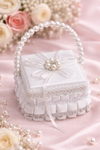 PearlGrace™ Luxe Bridal Ring Basket