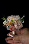 EternaBloom™ Blush Rose Groom Boutonniere