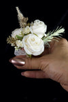 Eternabloom Ivory Heirloom Boutonniere