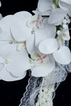 EternaBloom™ Ivory Orchid Hoop Bouquet