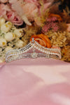 Pearl Radiance Bridal Crown – Silver Crystal Tiara