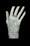 Premium Floral Pearl Lace Bridal Hand Glove - FB-HG11